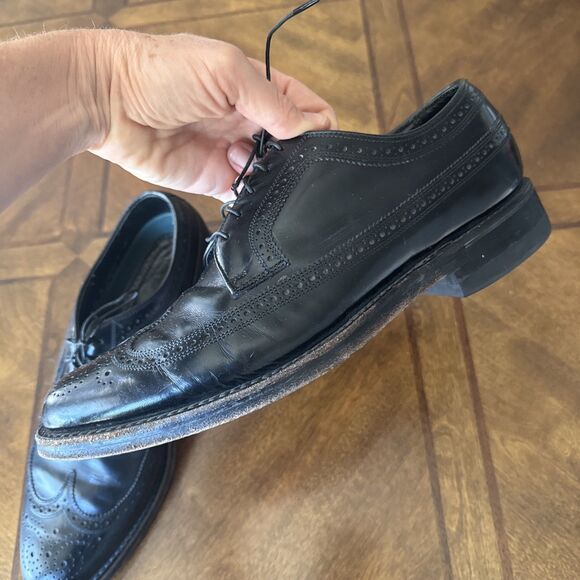 Florsheim Imperial Black Leather Men\'s 9 D Oxford Dress Shoes 92654 Nice! main image 12